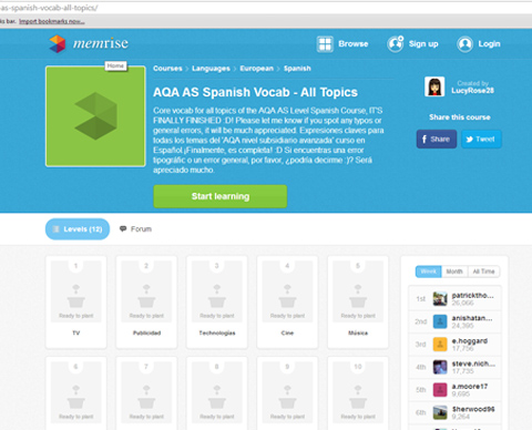 AQA Vocab Support Page